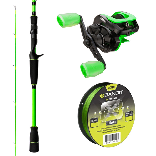 13 Fishing Modus RP2 / Gomoku Neon 602M 4-8kg Baitcast Combo