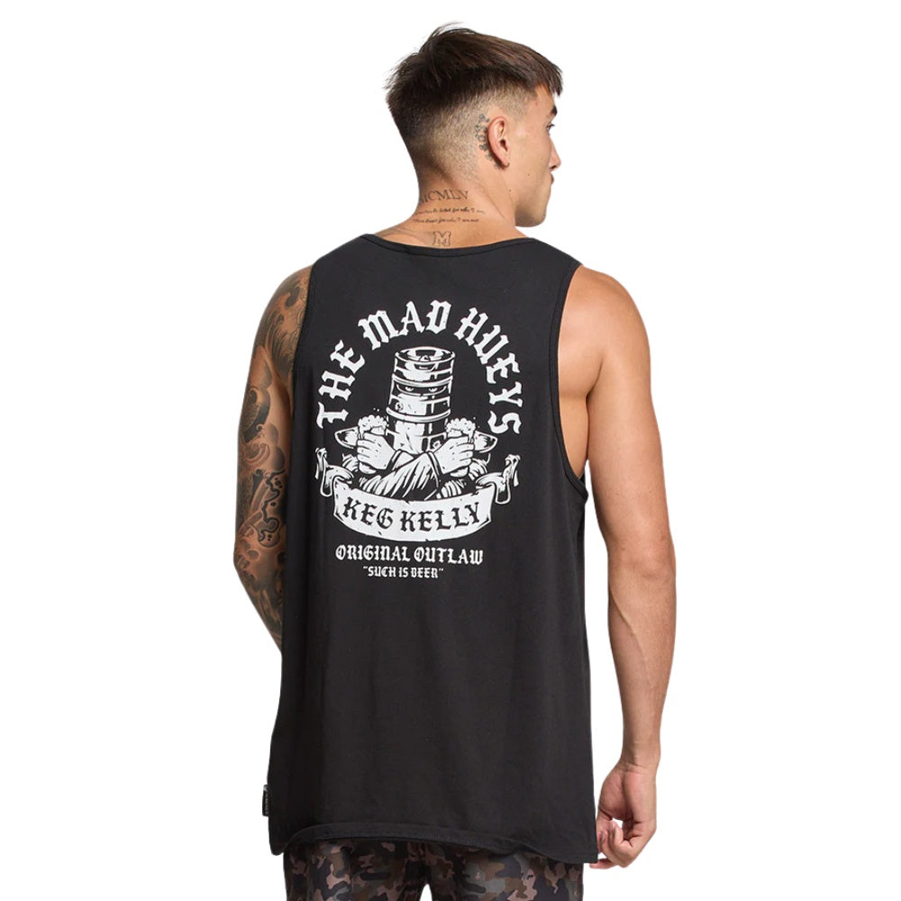 THE MAD HUEYS KEG KELLY | TANK - BLACK