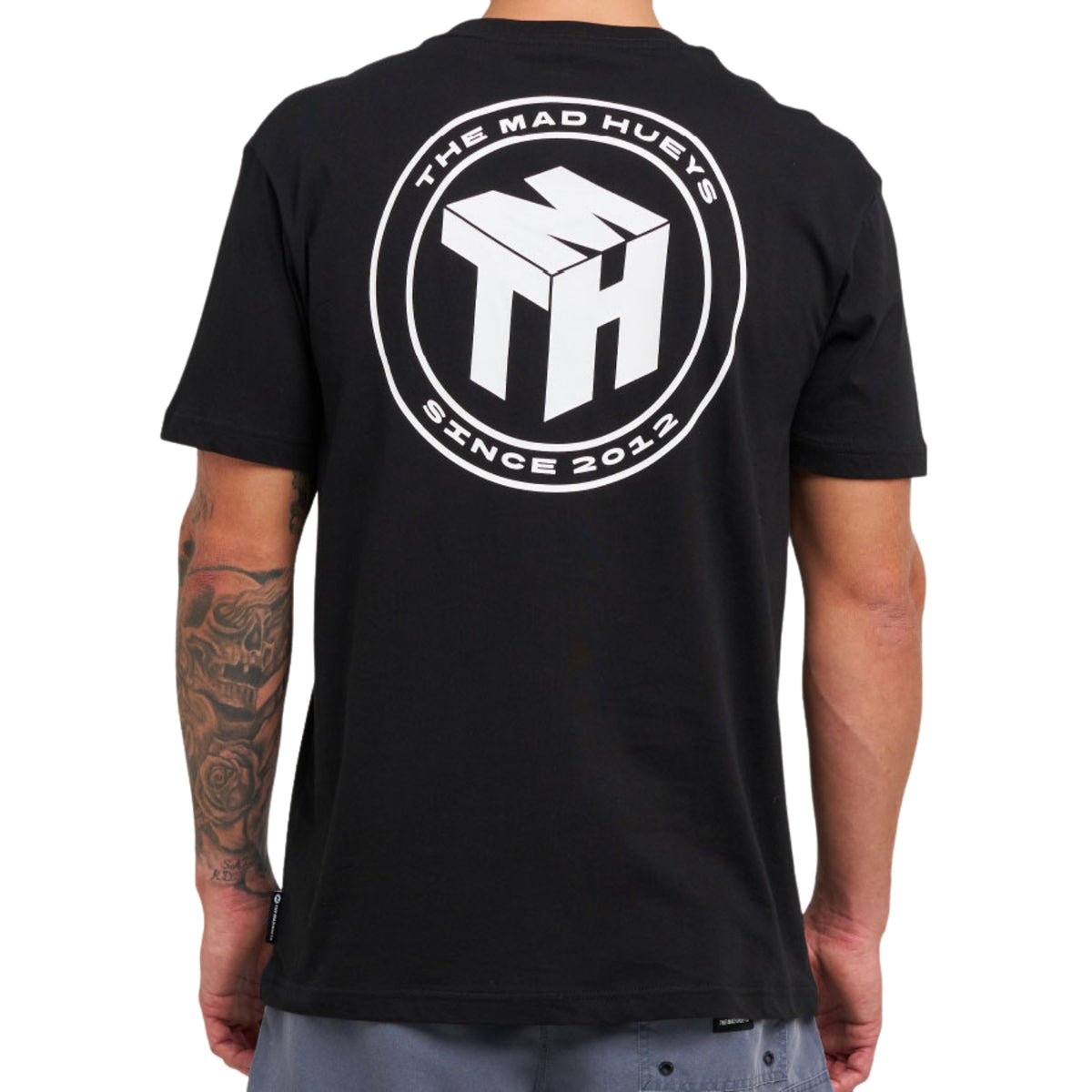 The Mad Hueys CUBE HUEYS | SS TEE - Black