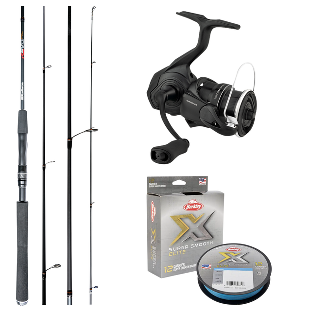 Daiwa TD Black MQ 3000D / Abu Garcia REVO MC 662M 3-6kg Spinning Combo