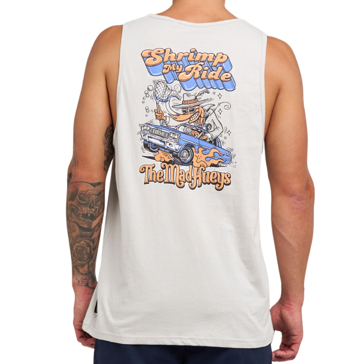 The Mad Hueys SHRIMP MY RIDE | TANK - Smoke