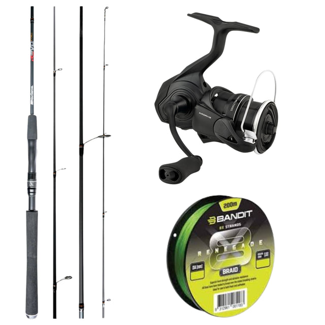 Daiwa TD Black MQ 3000D / Abu Garcia REVO MC 662M 3-6kg Spinning Combo
