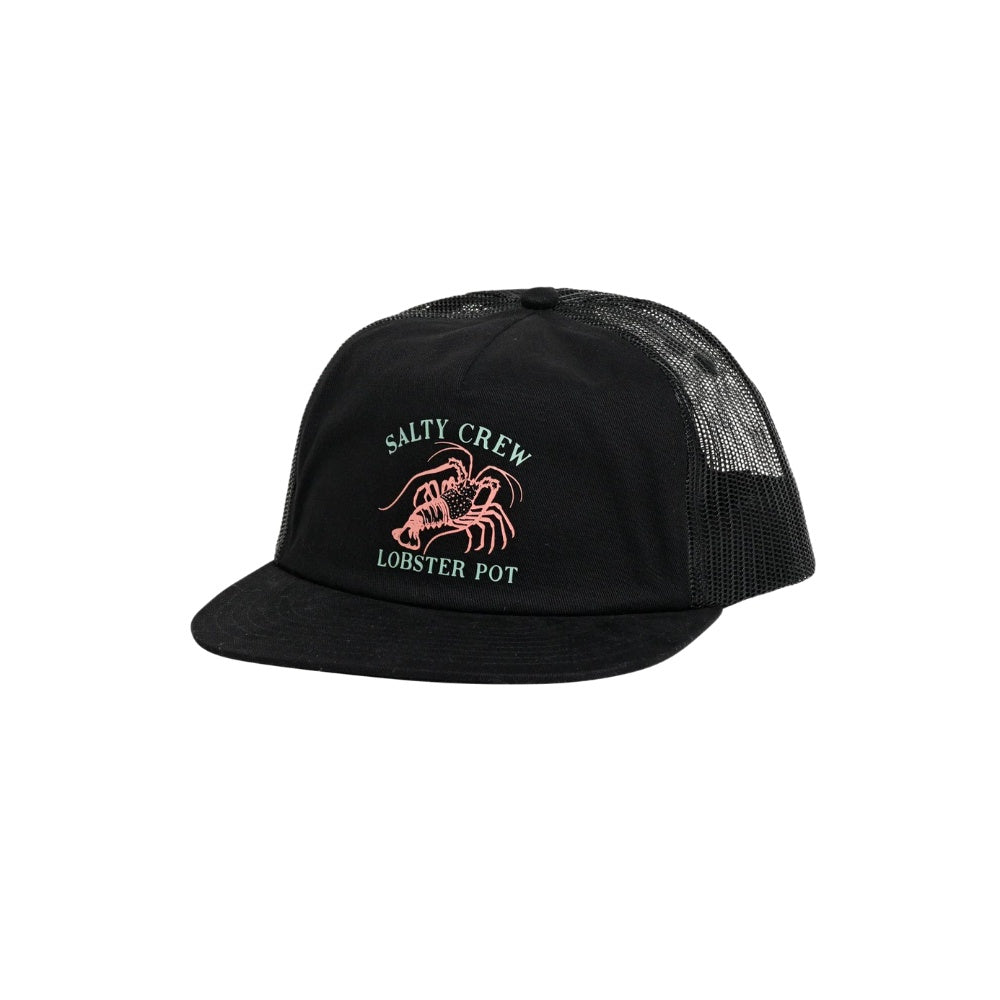 Salty Crew Lobster Pot Trucker Cap Black OSFA