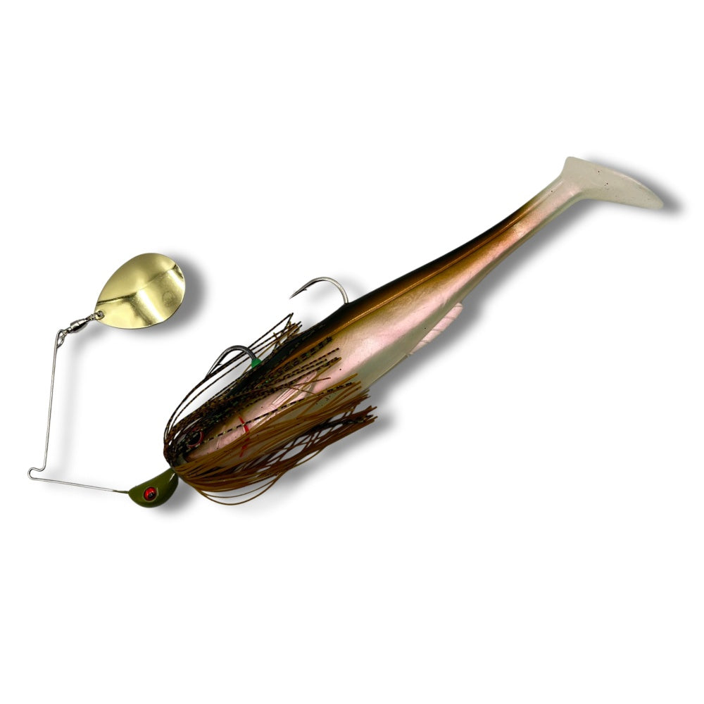 Spinwright Lures Beast Series - 1oz Single Colorado / 9" Irukandji Spinnerbait