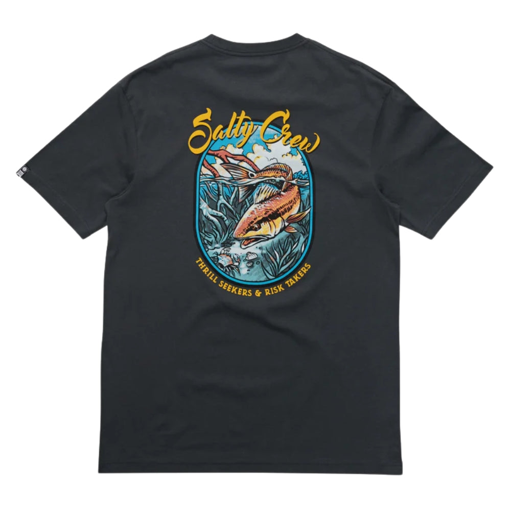 Salty Crew Red Fish Premium SS Tee Coal