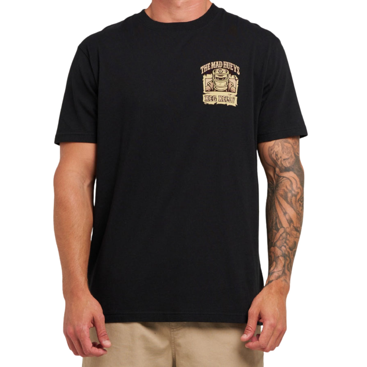 The Mad Hueys KEG KELLY POSTER | SS TEE - Black