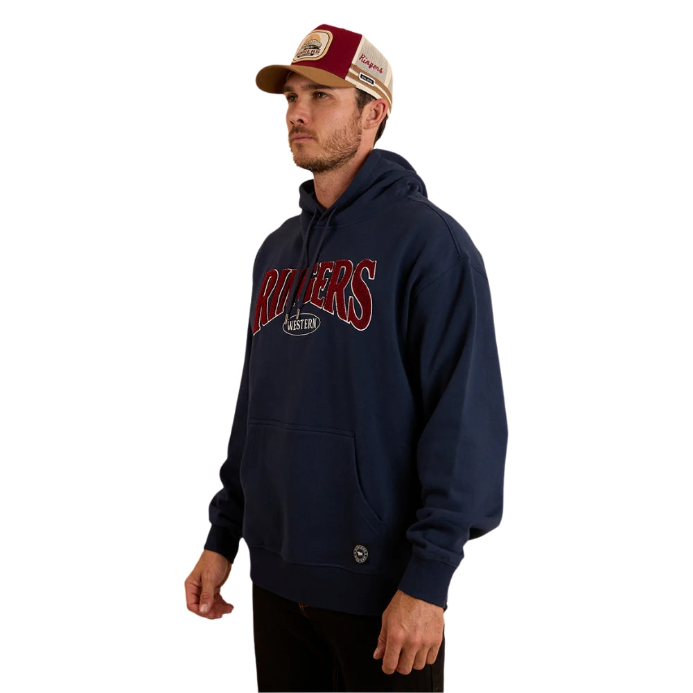 Ringers Western Daylesford Mens Australian Cotton Fleece - Navy / White