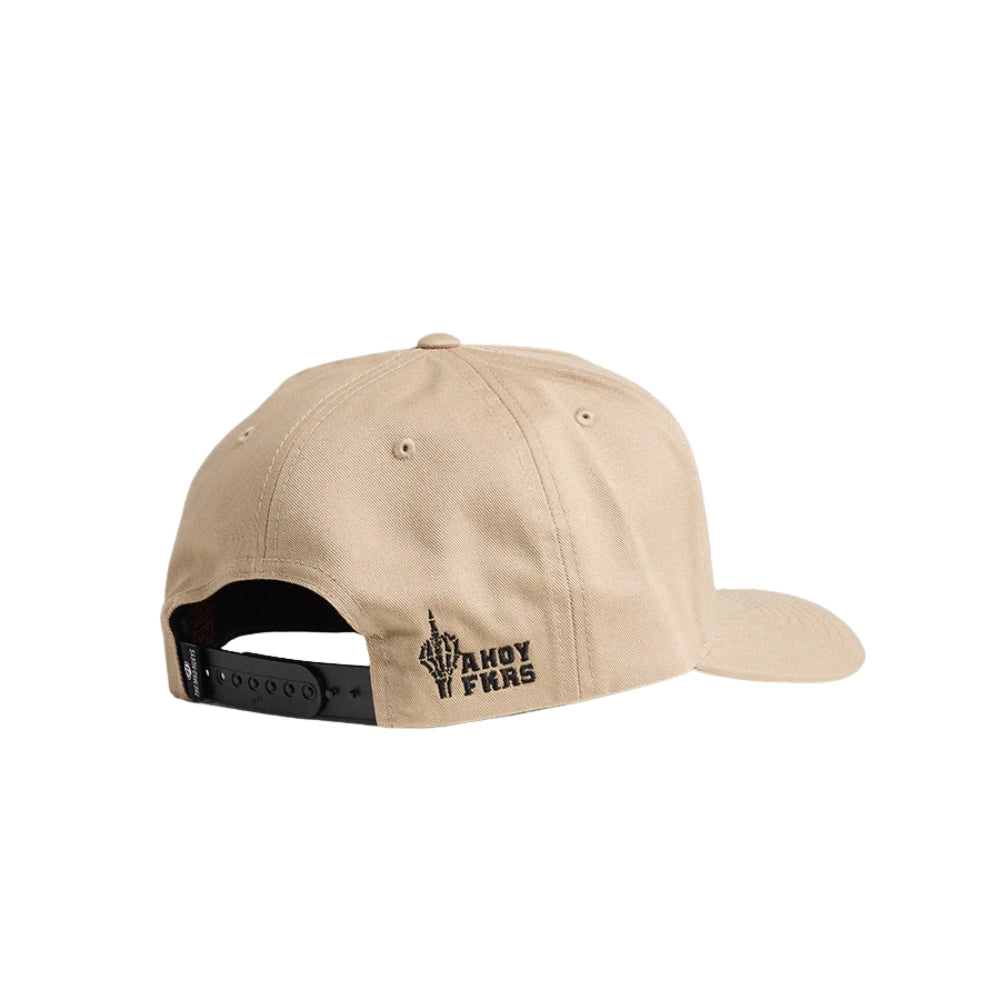 THE MAD HUEYS AHOY FKRS | TWILL SNAPBACK - TAN