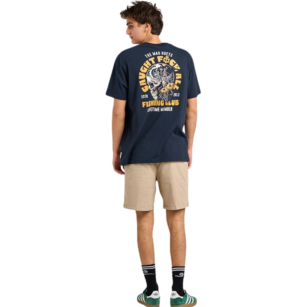 TROPIC CAUGHT FK ALL | SS TEE - NAVY