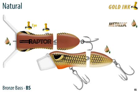 Predatek 100mm Raptor CB Surface Lure