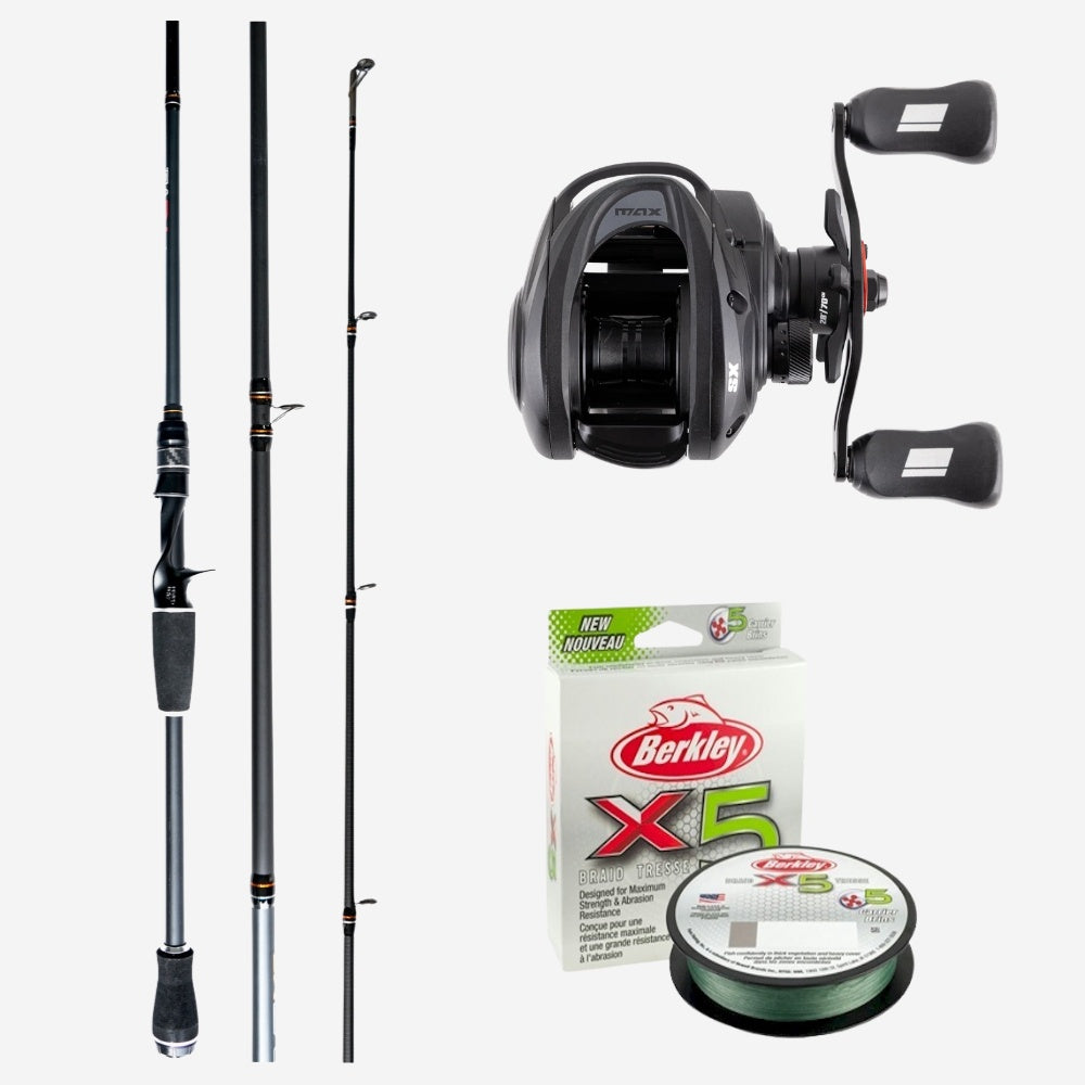 Abu Garcia MAX 5 SX LP / Revo MC 602H 6-10kg Baitcast Combo