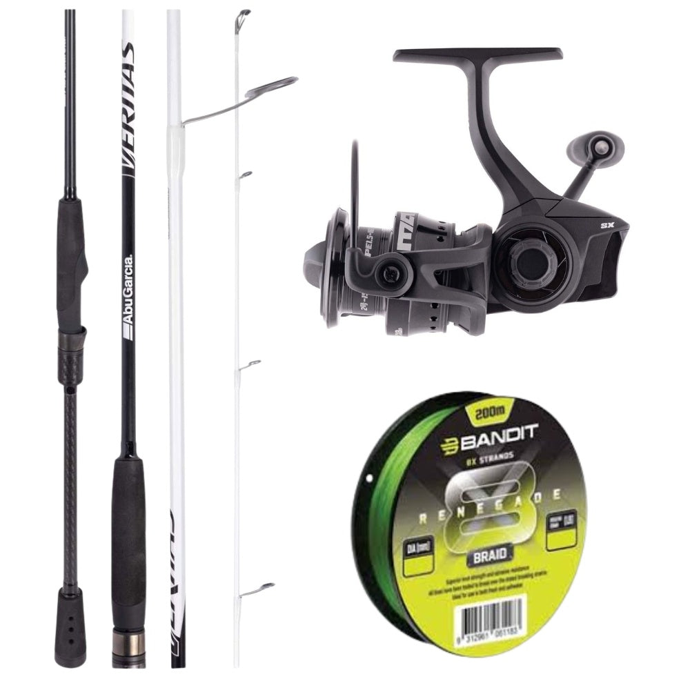 Abu Garcia Max SX 2500 / Abu Garcia Veritas V5 702L 2-4kg Spinning Combo