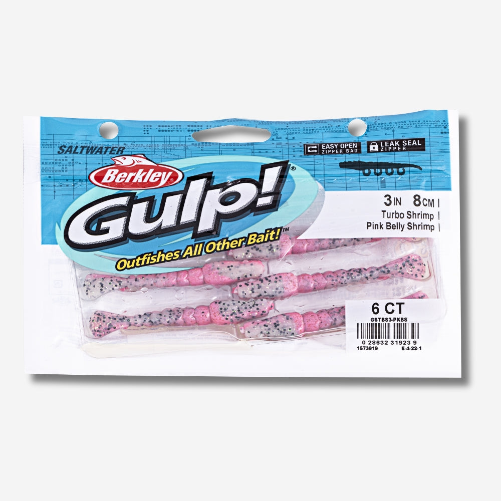 Berkley Gulp! Turbo Shrimp 3" Soft Plastic Lure