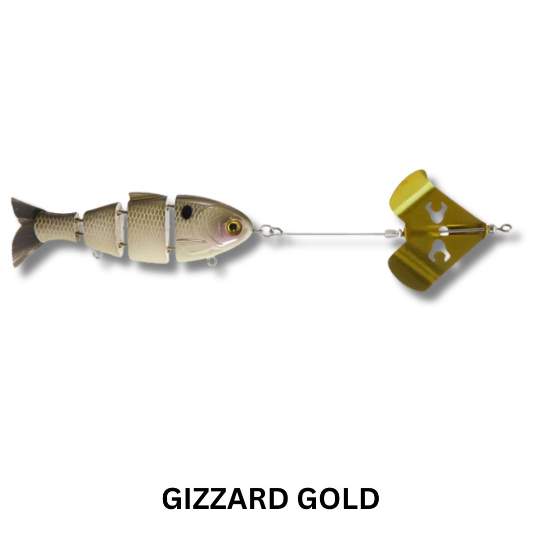 Bucca Buzzing Baby Bull Shad 3.75" Lure