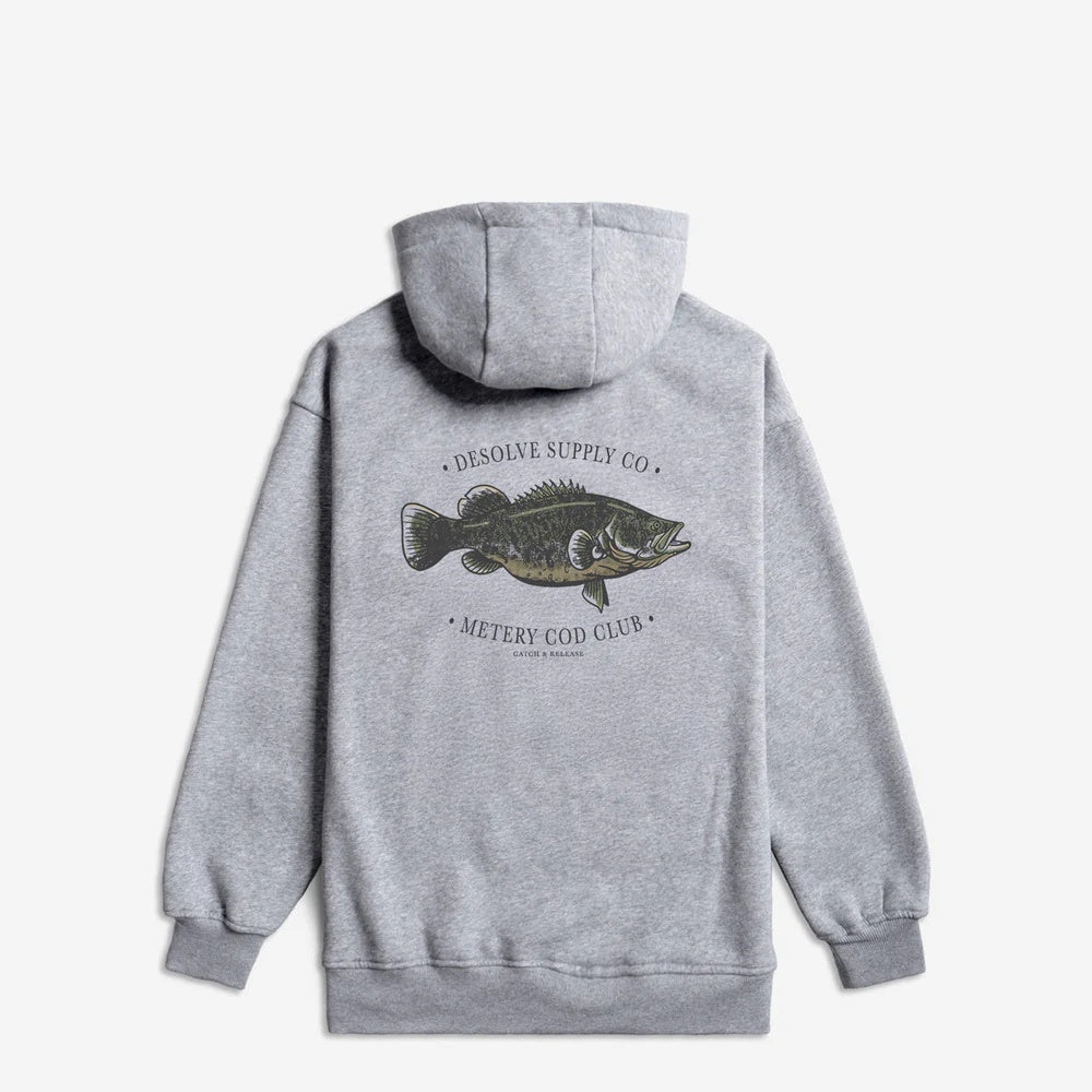Desolve Cod Hoodie Grey Marle