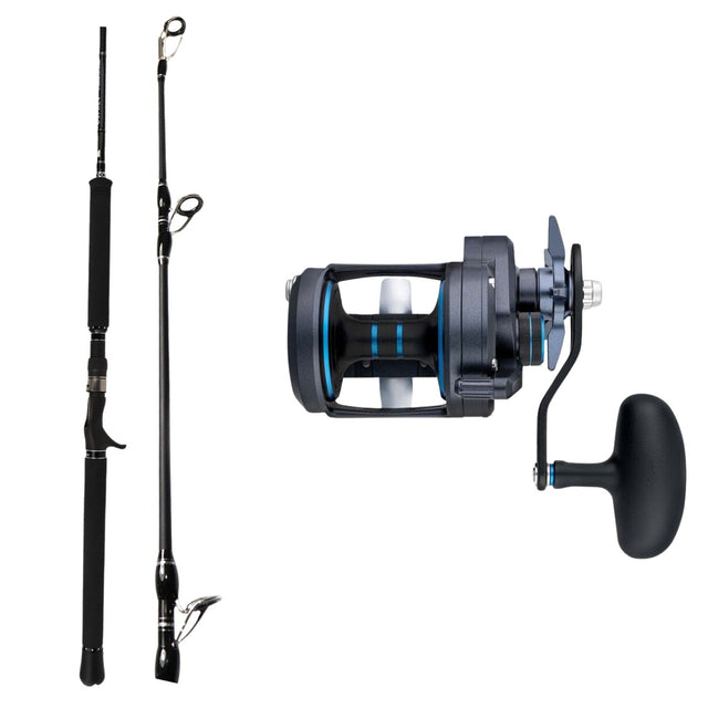 Daiwa 25 Saltist SD 20 / Samurai Osprey 6'0" 15-25lb Overhead Combo