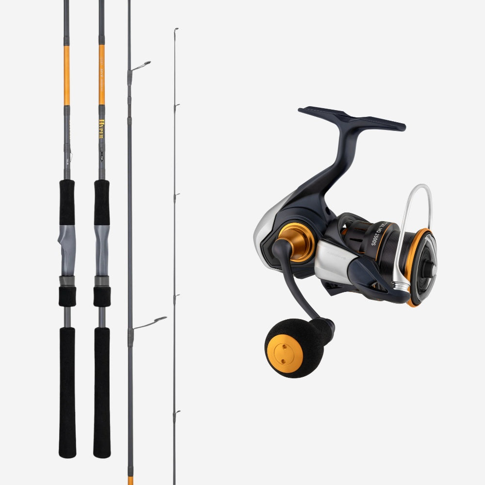 Daiwa 25 TD Sol MQ 3000D / TD Hyper Sol Edition 702MLXS
