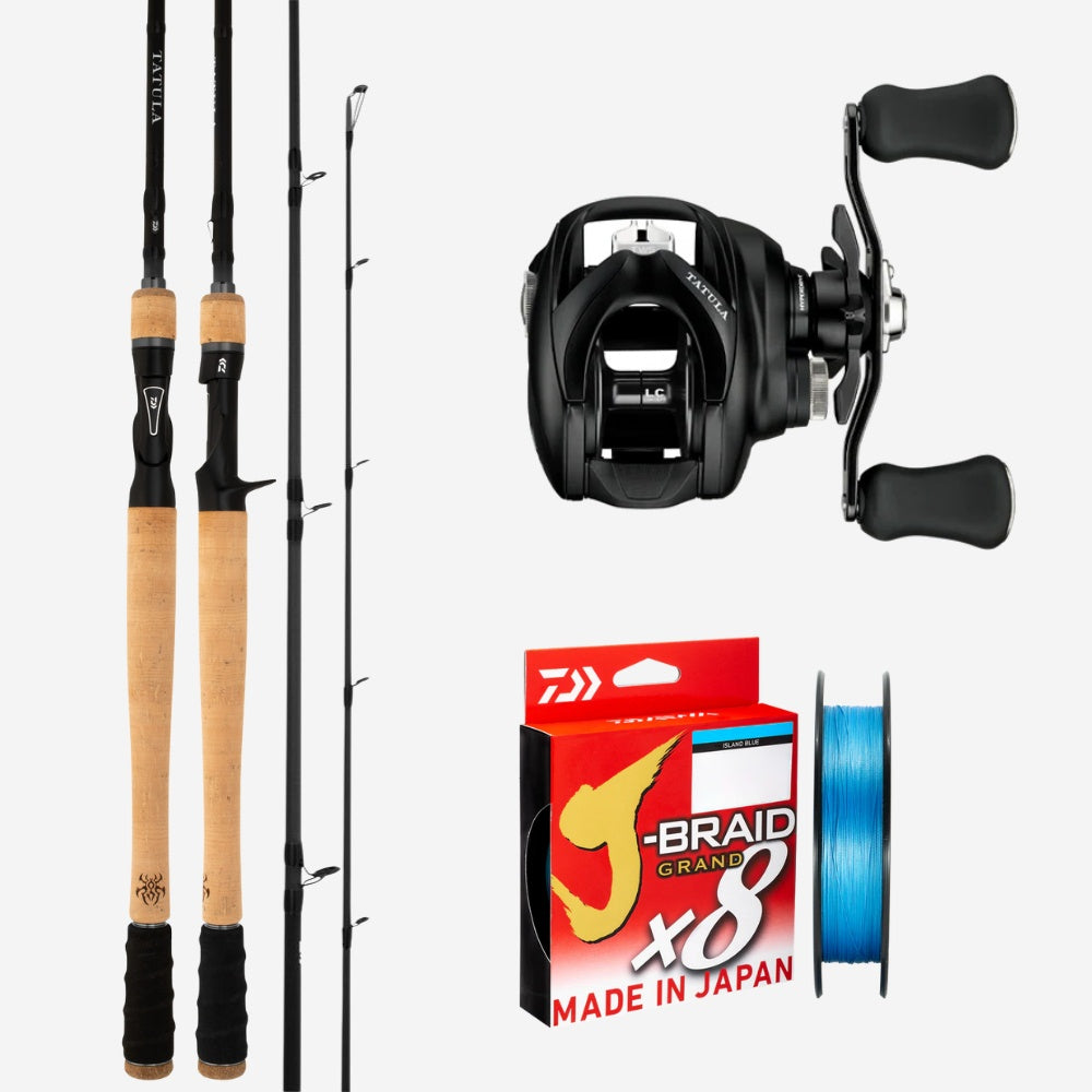 Daiwa 25 Tatula 200 / Daiwa Tatula 601HFB 6-12kg Baitcast Combo