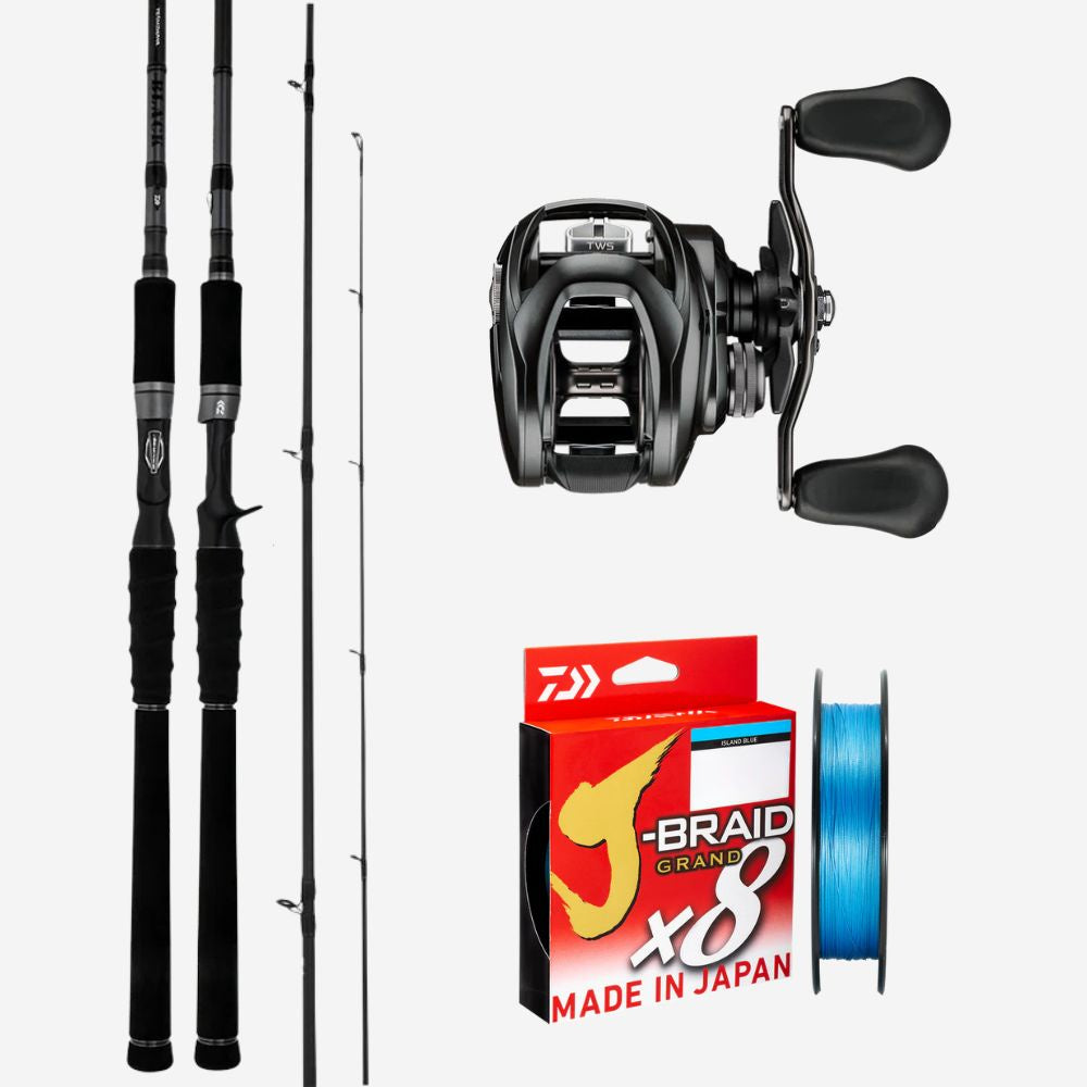 Daiwa Tatula 300H / TD Black Mother 792XXH-SB 15-24kg Swimbait Combo
