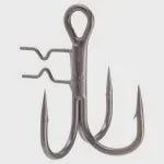 MIKADO JAWS VERTICAL TREBLE HOOKS BLACK