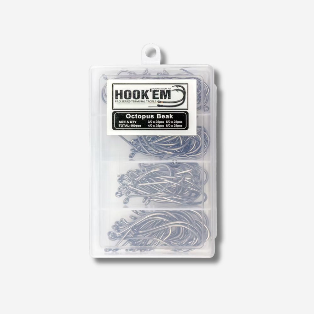 Hook'em Octopus Beak Hooks Bulk Pack