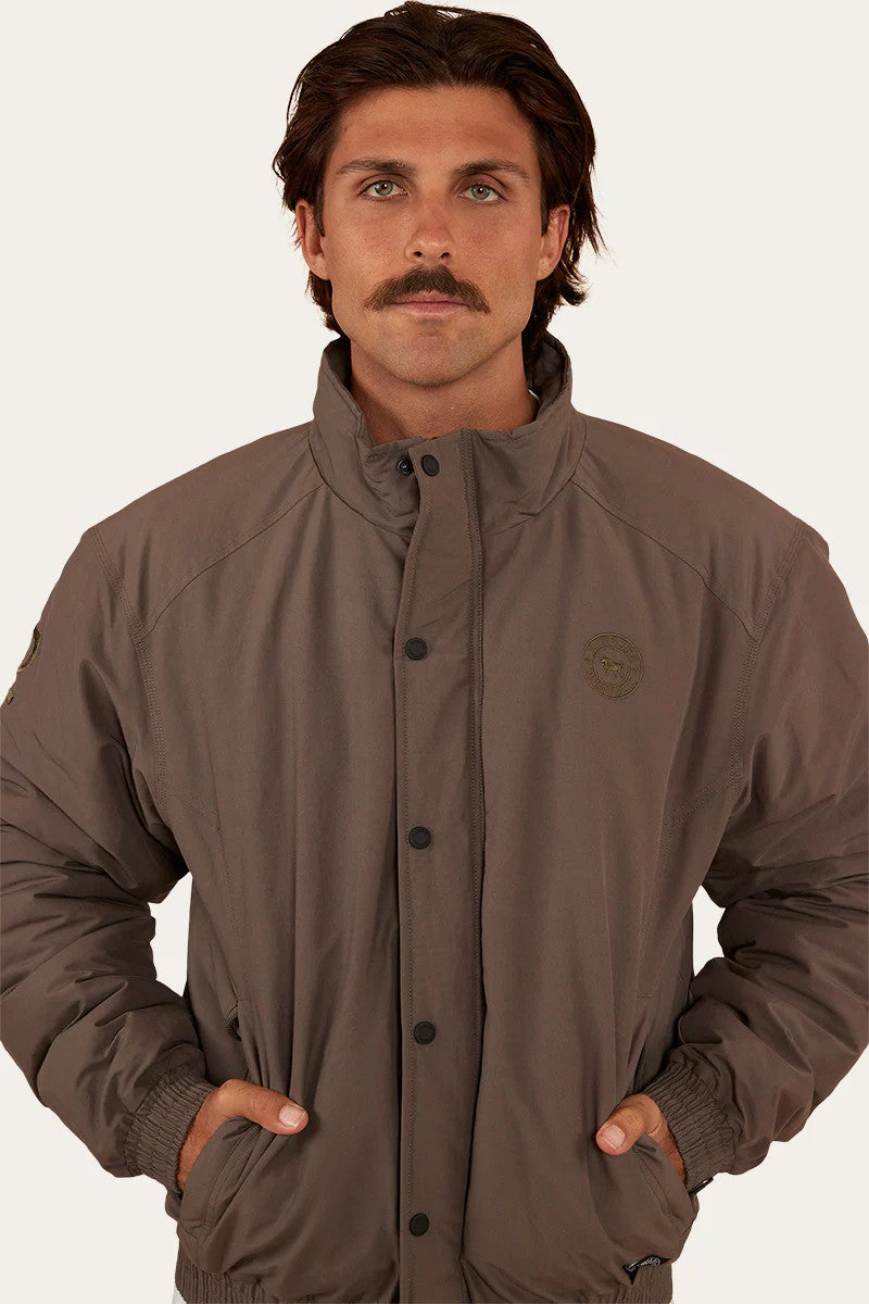 Ringers Western Kidman Mens Jacket - Brown / Military Green