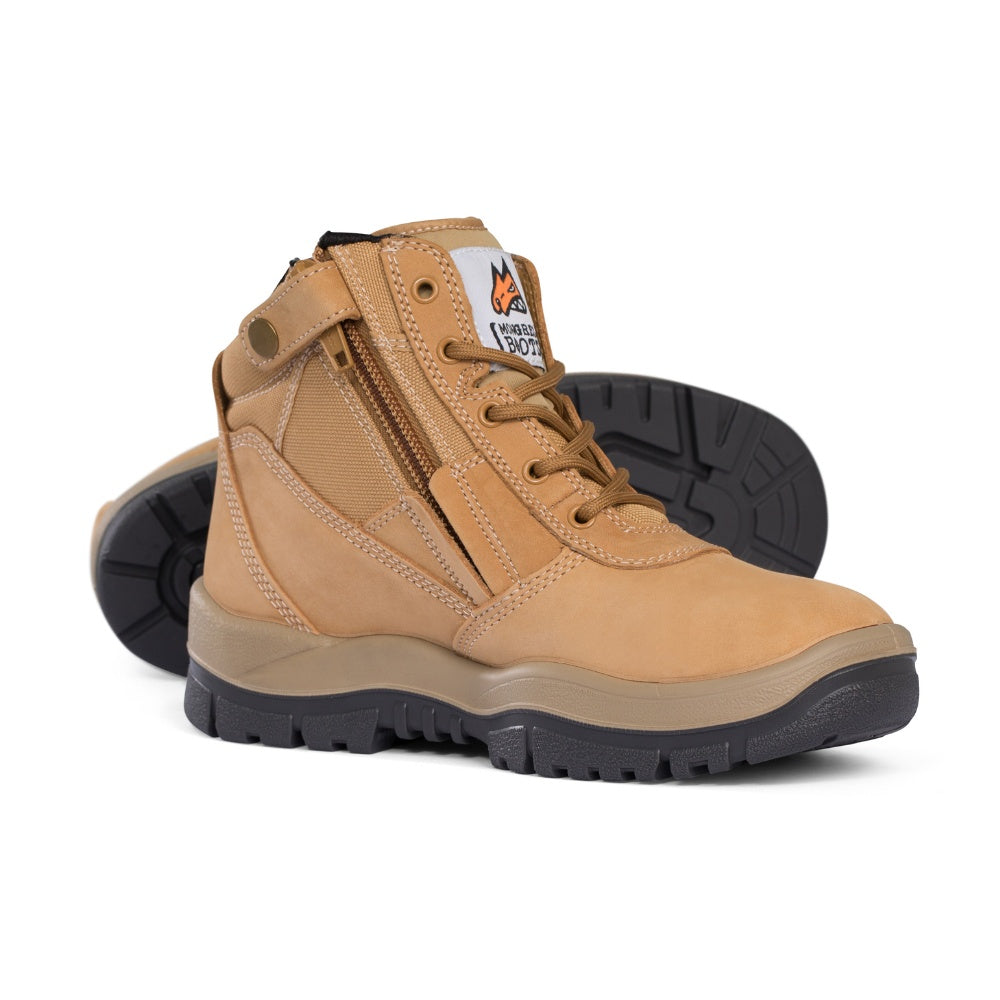 Mongrel Boots 961050 Non-Safety ZipSider Boot Wheat