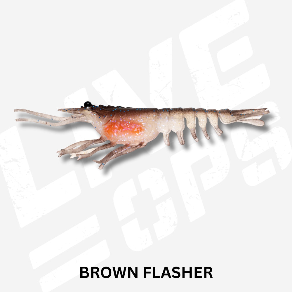 Nomad Live Ops Switcher Shrimp 3.5" Soft Plastic Lure