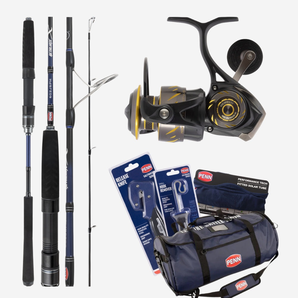 Penn Authority 5500 / Penn Retaliate X 6'0" PE 3-5 Spinning Combo