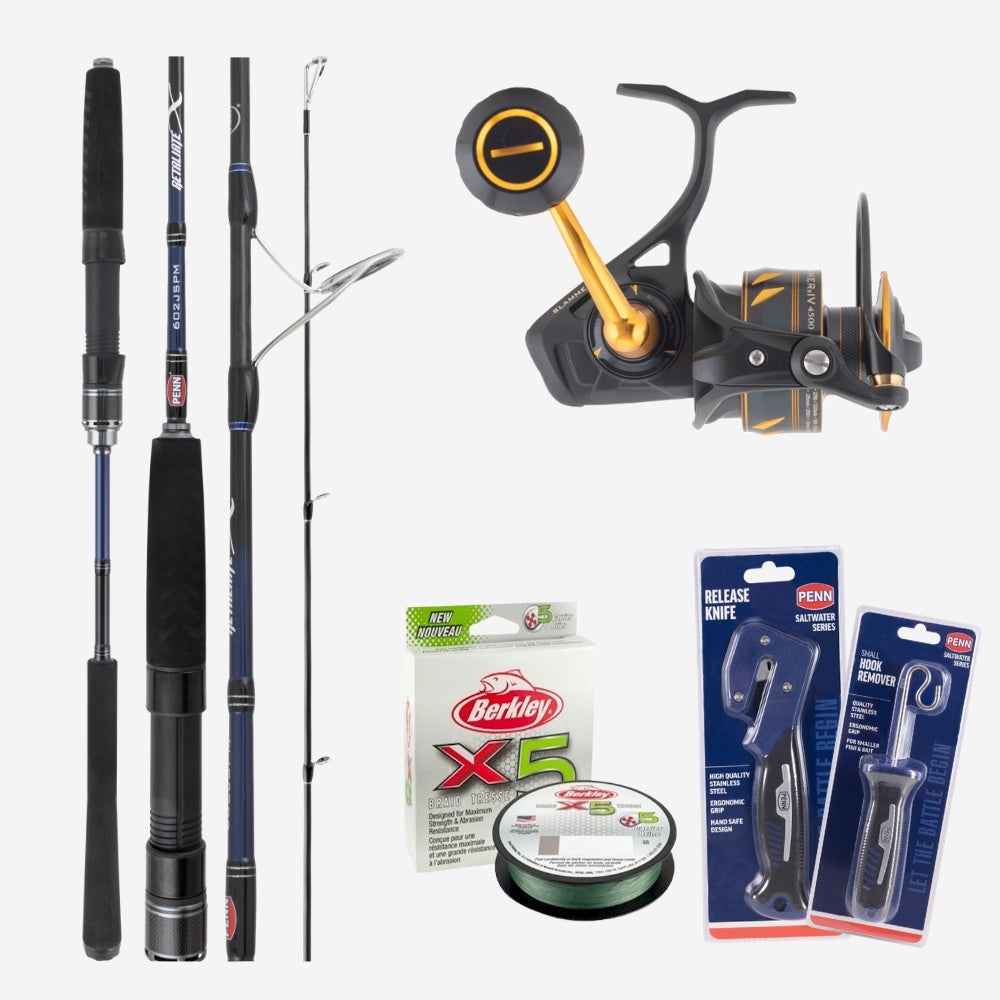 Penn Slammer IV 3500 / Penn Retaliate X 622 PE 1-3 Jigging Combo