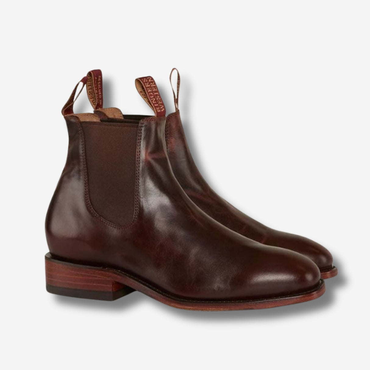 Ringers Western Kununurra Mens Boot - Mahogany