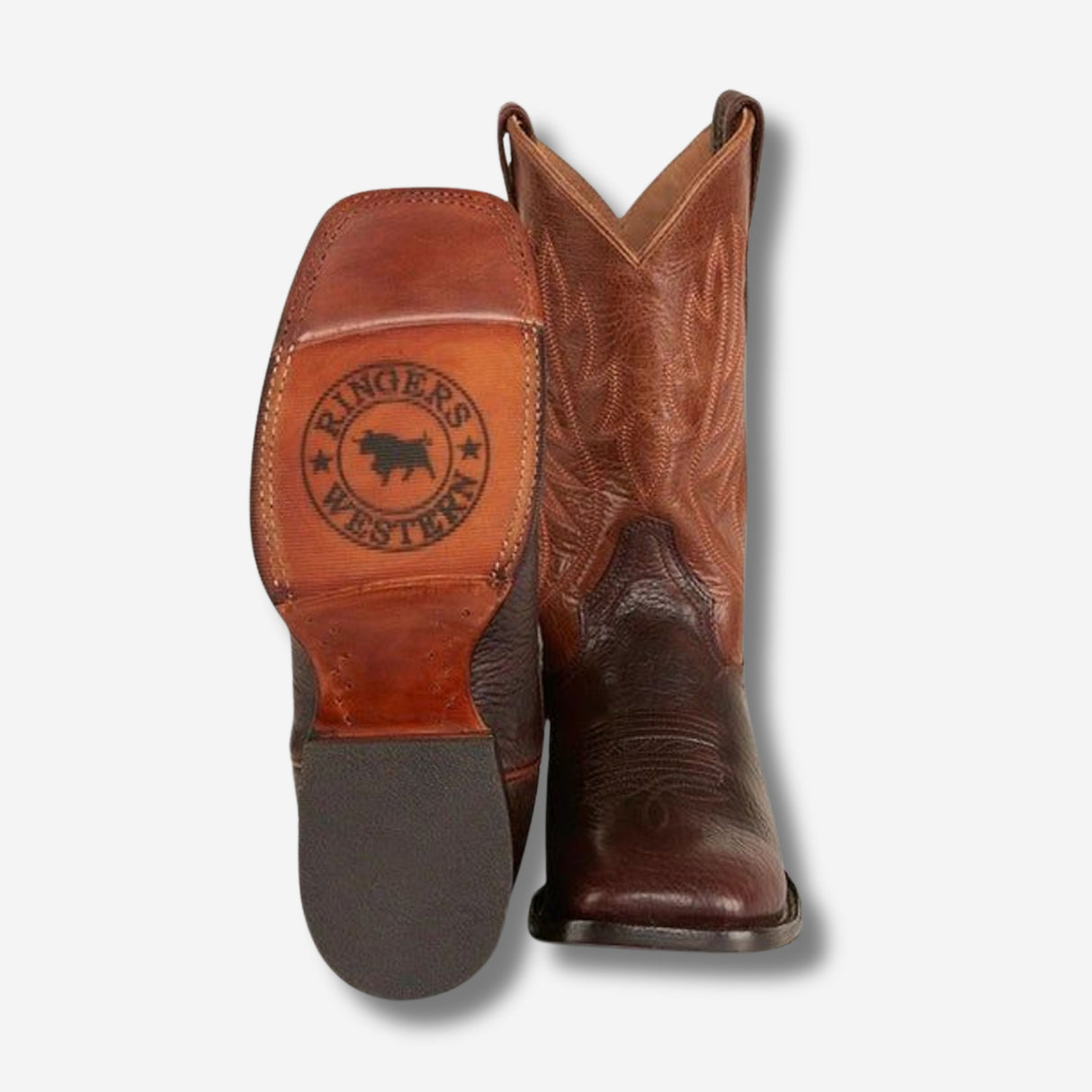 Ringers Western Longreach mens Boot Cognac