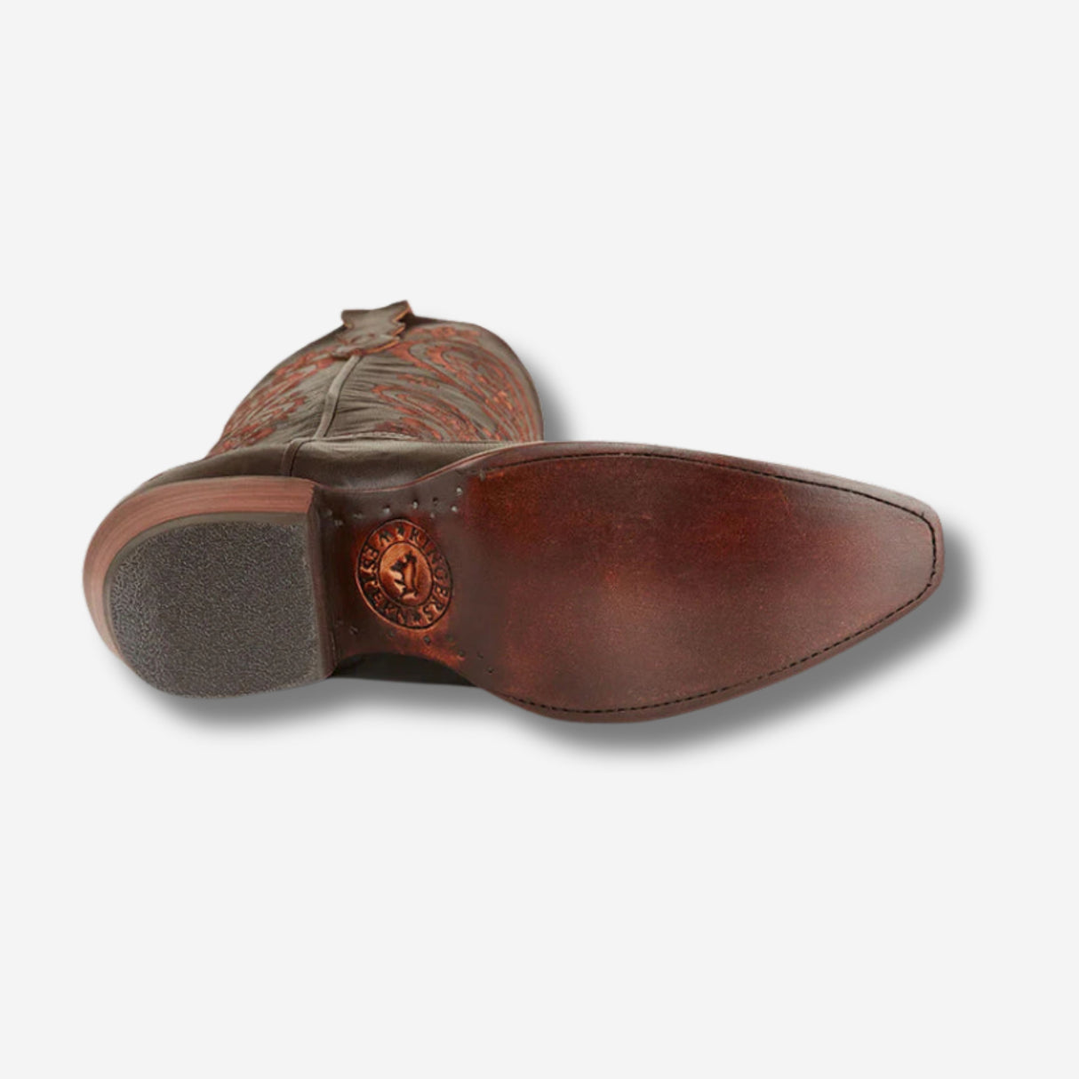 Ringers Western Olivia Womens Cuban Heel Western Boot - Coffee