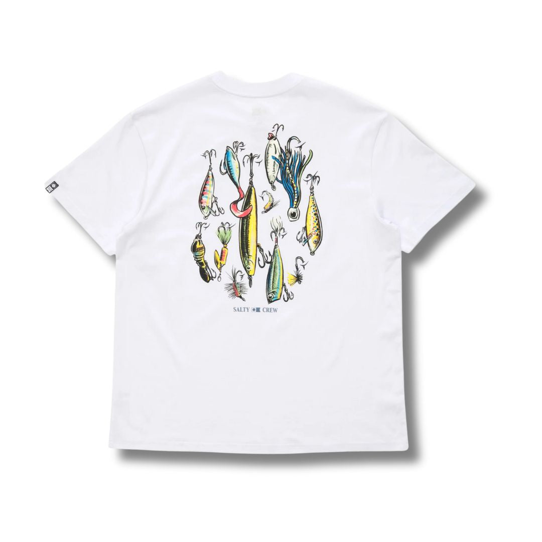 SALTY CREW Lure Gear Classic S/S Tee Shirt White
