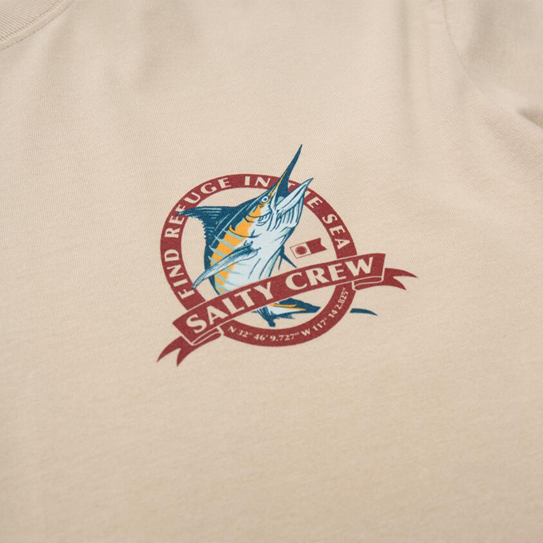 Salty Crew Bill Club Premium S/S Tee - Sand