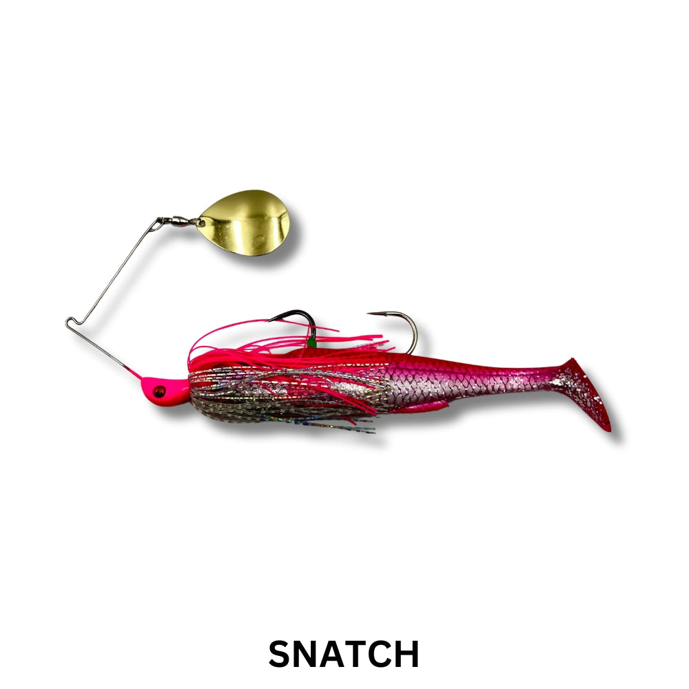 Spinwright Lures Beast Series - 1oz Single Colorado / 7" Irukandji Spinnerbait