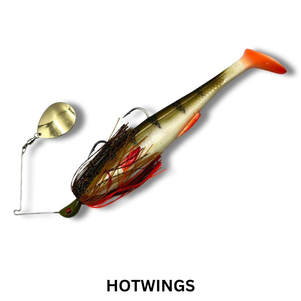Spinwright Lures Beast Series - 1oz Single Colorado / 9" Irukandji Spinnerbait