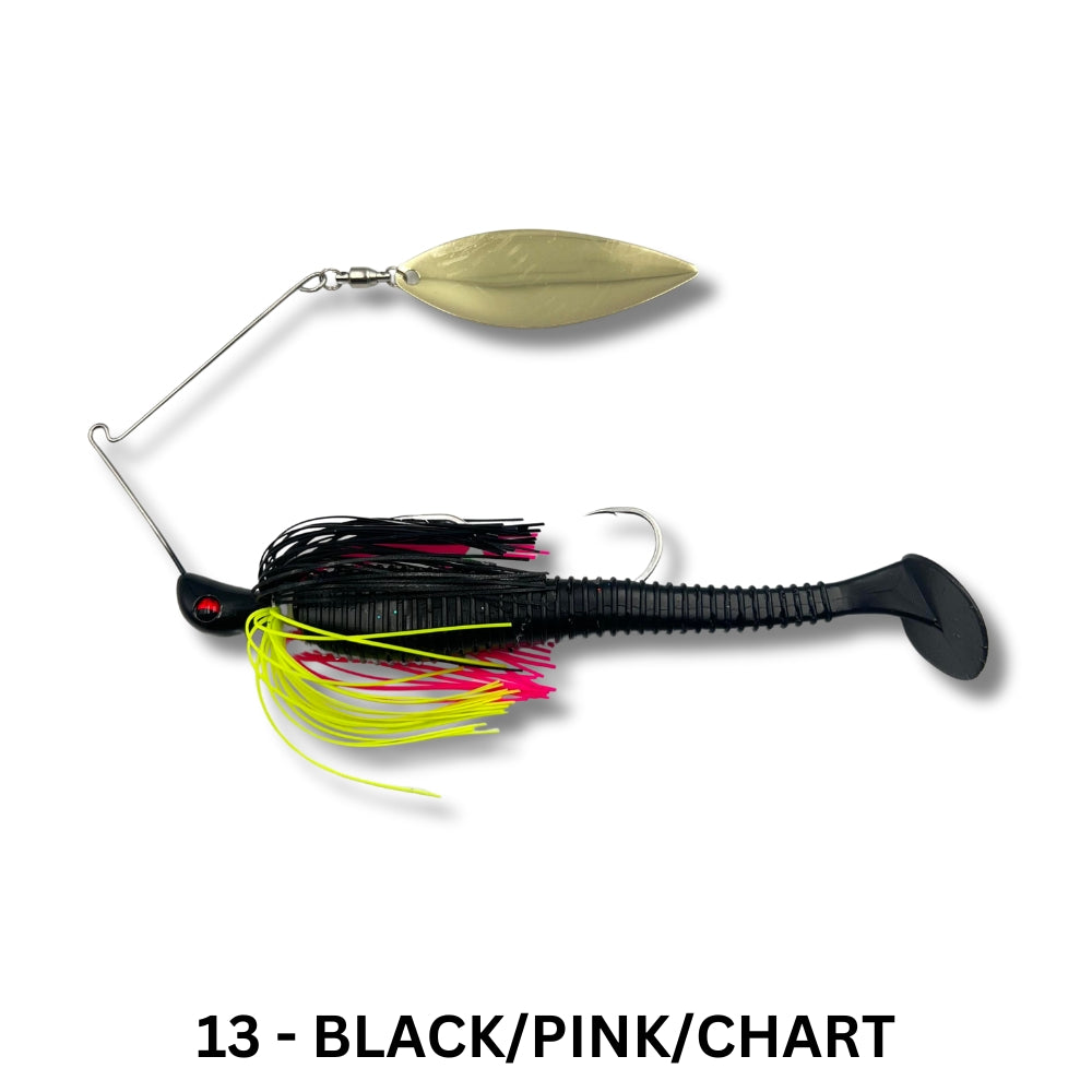 Spinwright 1oz Single Willow Rigged Spinnerbait