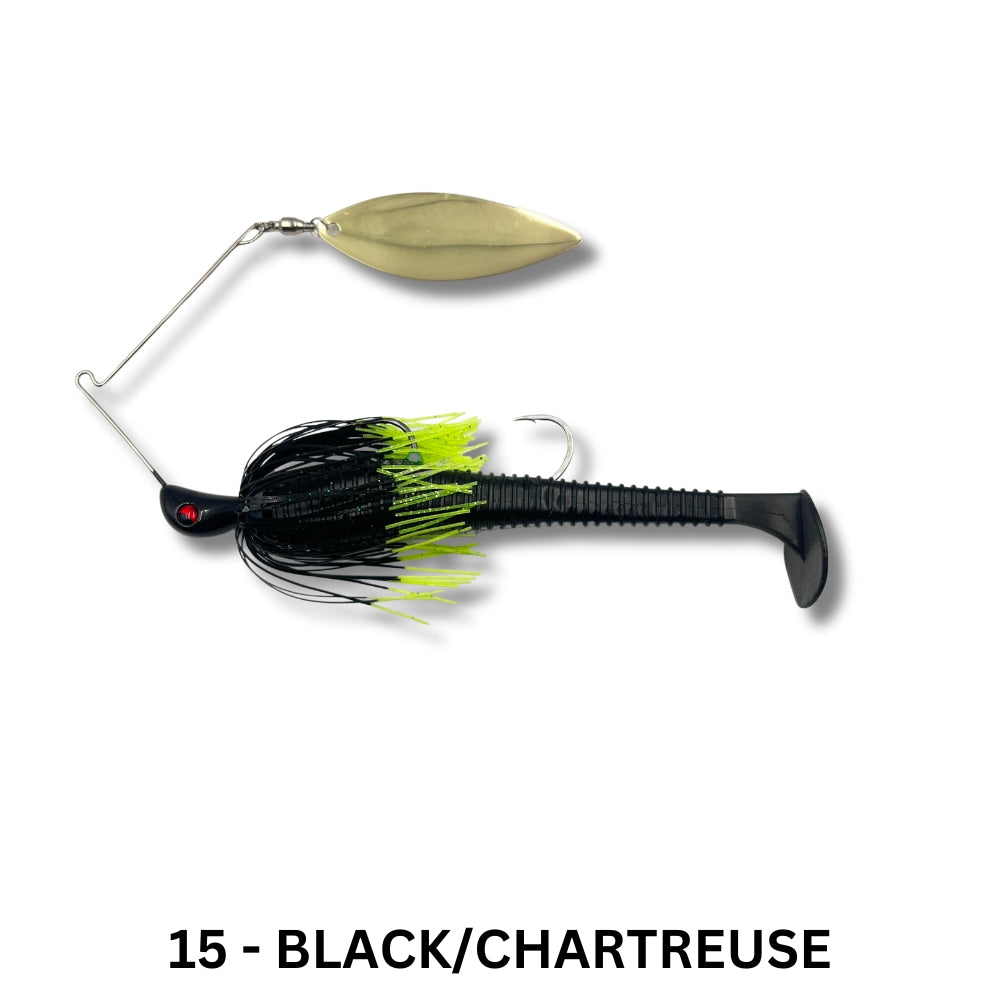 Spinwright 1oz Single Willow Rigged Spinnerbait