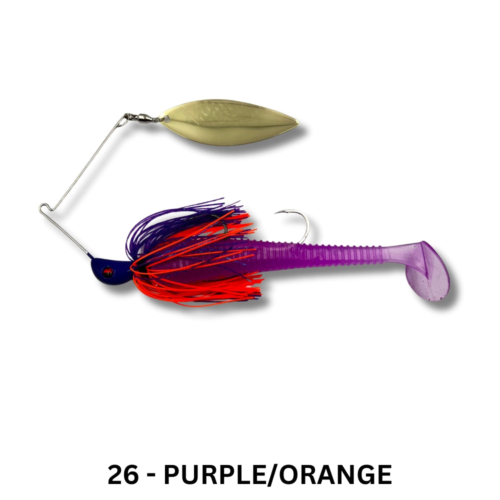 Spinwright 1oz Single Willow Rigged Spinnerbait