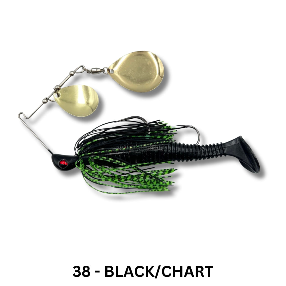 Spinwright Lures 5/8oz Double Colorado Rigged Spinnerbait