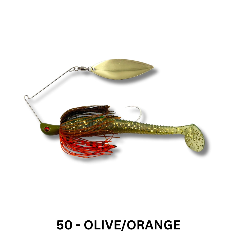 Spinwright 1oz Single Willow Rigged Spinnerbait