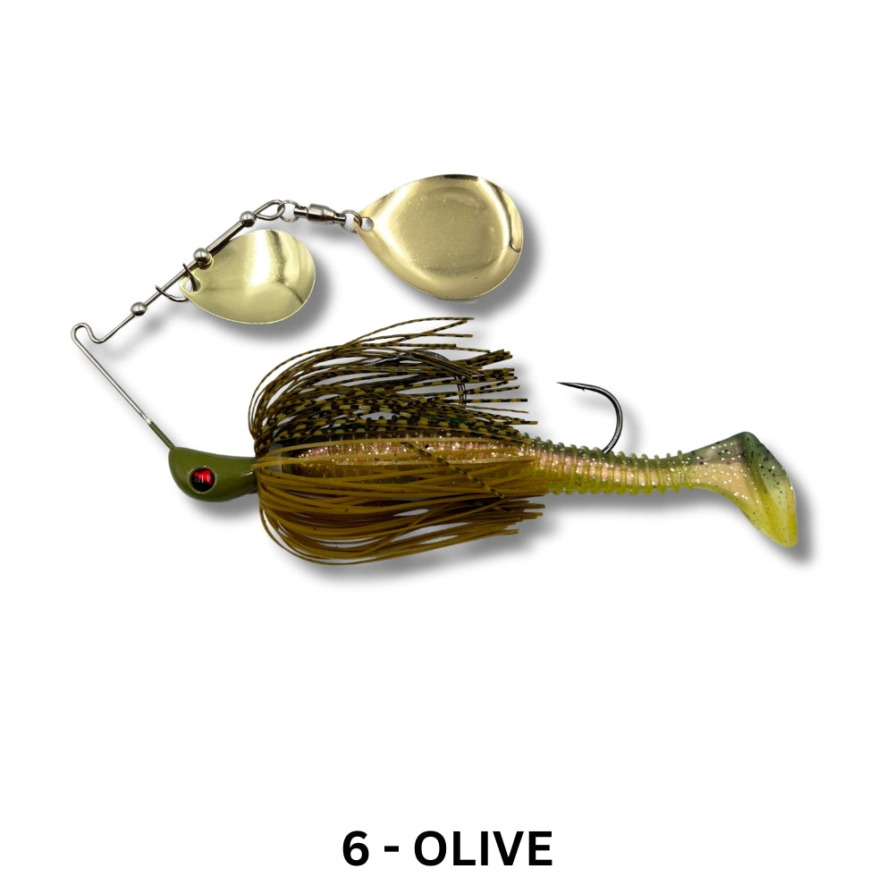 Spinwright Lures 5/8oz Double Colorado Rigged Spinnerbait