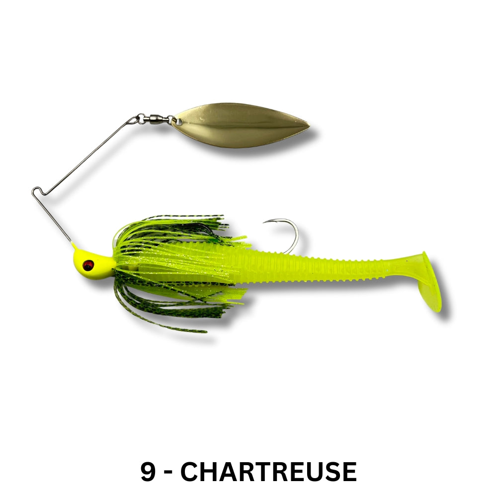Spinwright 1oz Single Willow Rigged Spinnerbait