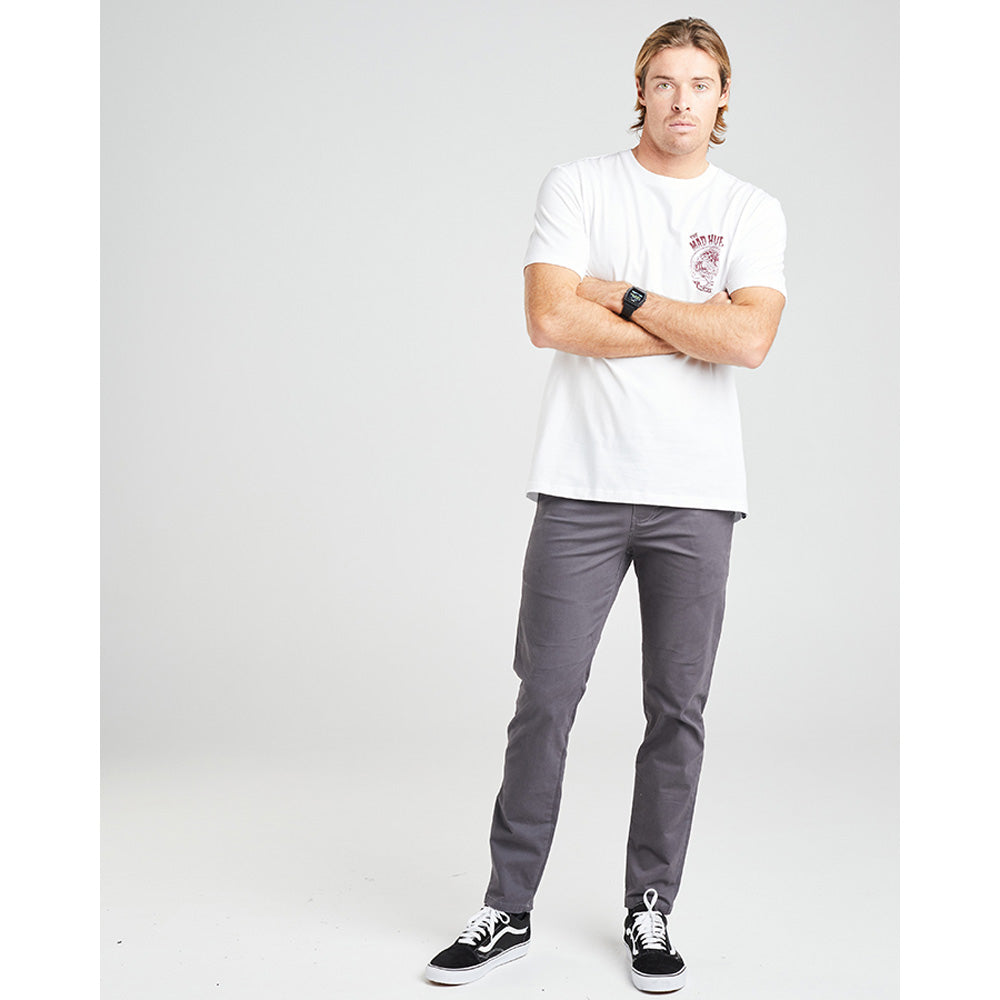 HOOK LINE & DRINKER SS TEE - WHITE