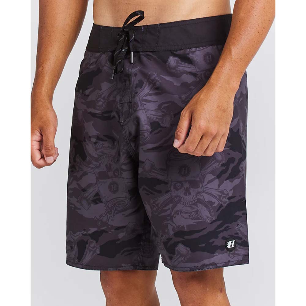 HOOKED BOARDSHORT 19" - BLACK