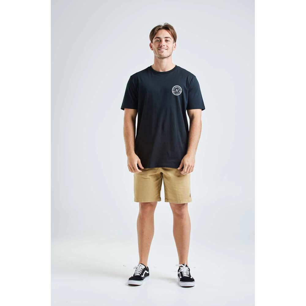 SURF FISH PARTY SS TEE - BLACK