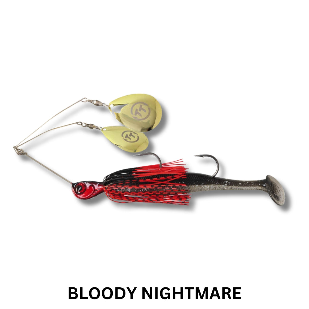 TT Torando + Twin Spin Rigged 3/4oz Spinnerbait