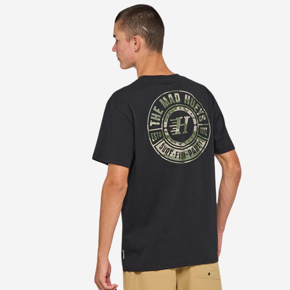 The Mad Hueys Living Hueys | SS Tee - Black
