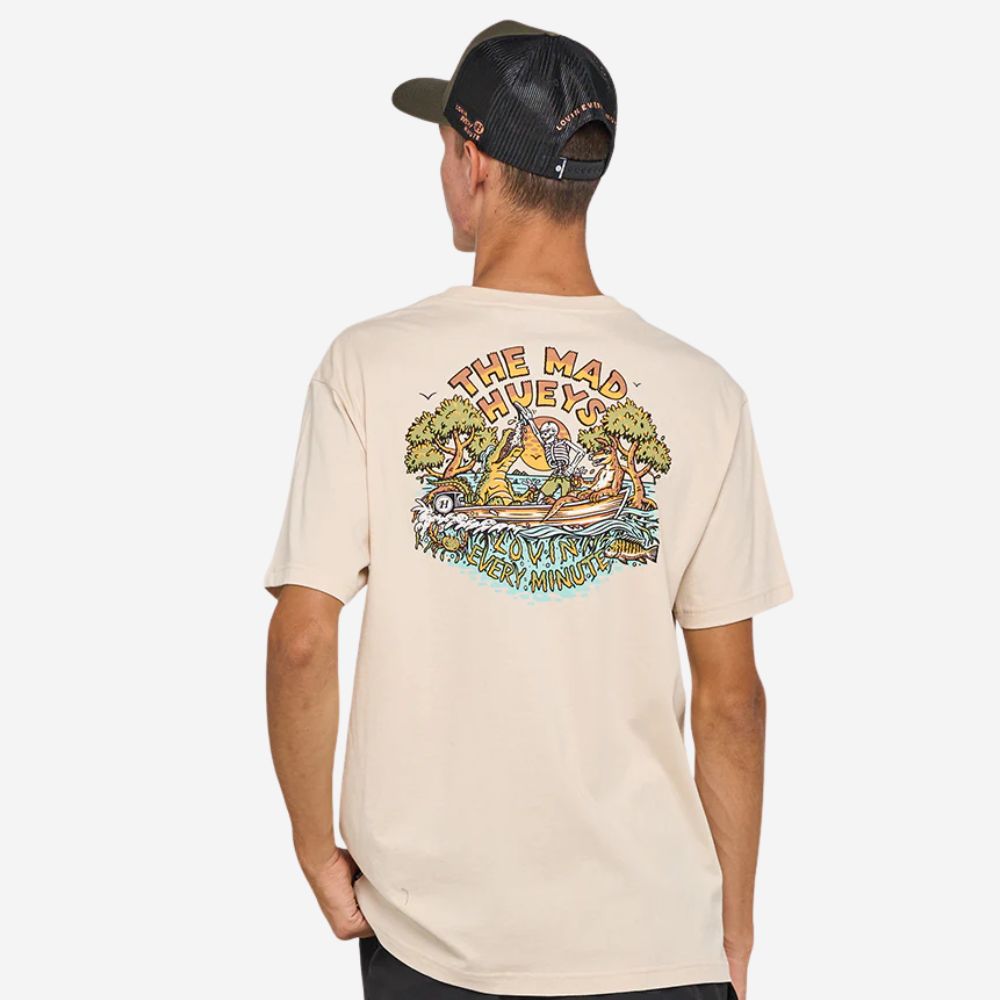 The Mad Hueys Loving Mangroves | SS Tee - Cement